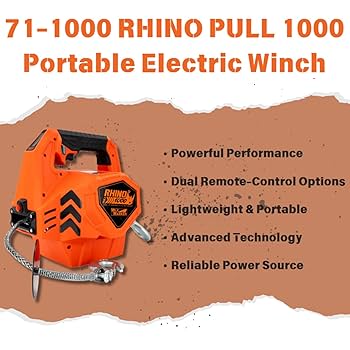 Amazon.co.jp: Mile Marker 71-1000 Rhino Pull 1000 ポータブル